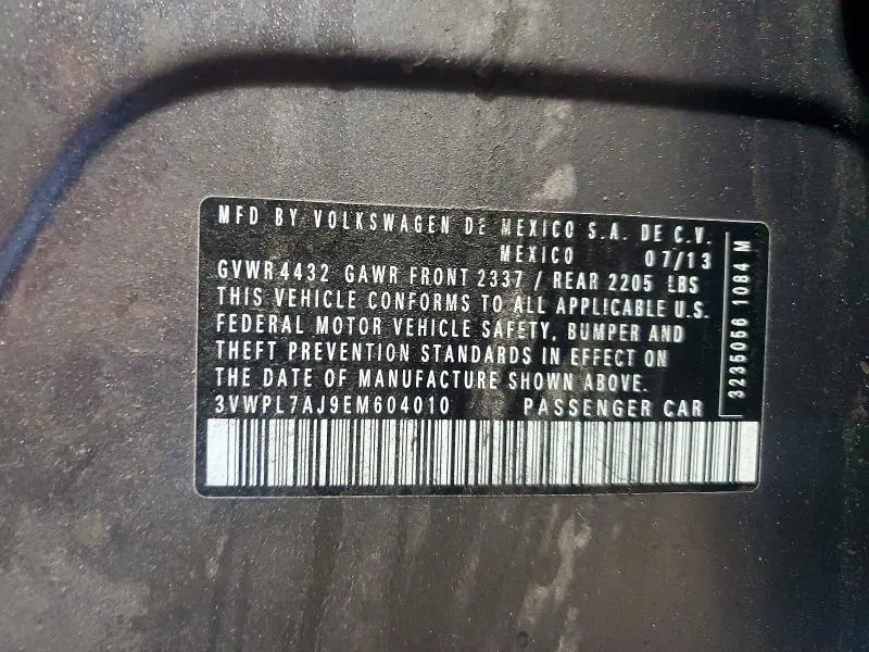 2014 VOLKSWAGEN JETTA TDI  