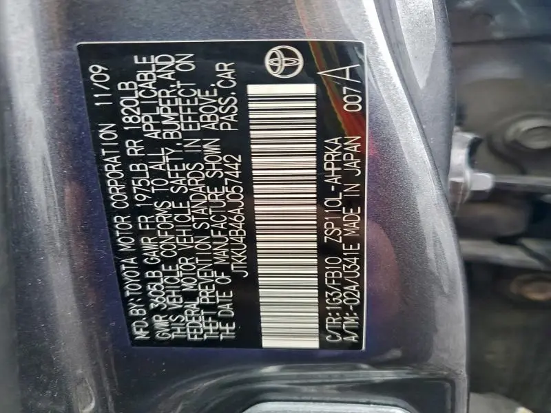 2010 TOYOTA SCION XD   