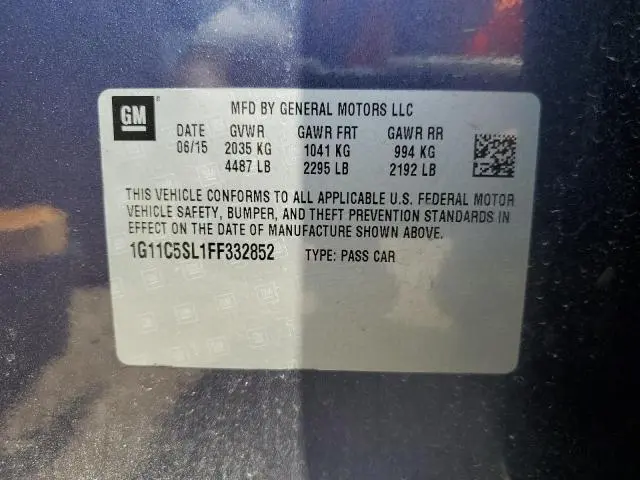 2015 CHEVROLET MALIBU 1LT  