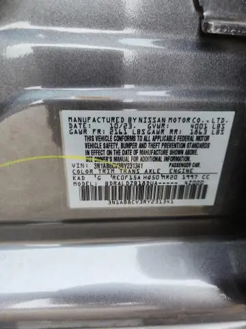 2024 NISSAN SENTRA SV  