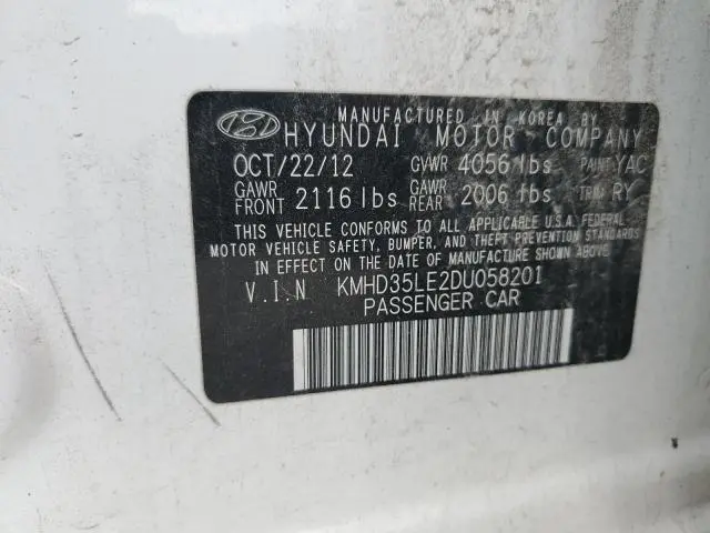 2013 HYUNDAI ELANTRA GT