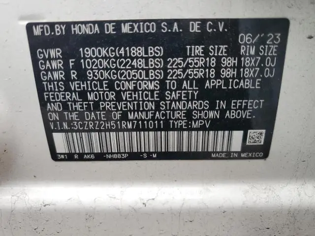2024 HONDA HR-V SPORT  