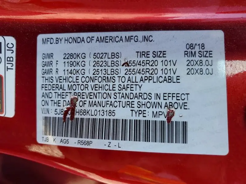 2019 ACURA RDX A-SPEC  