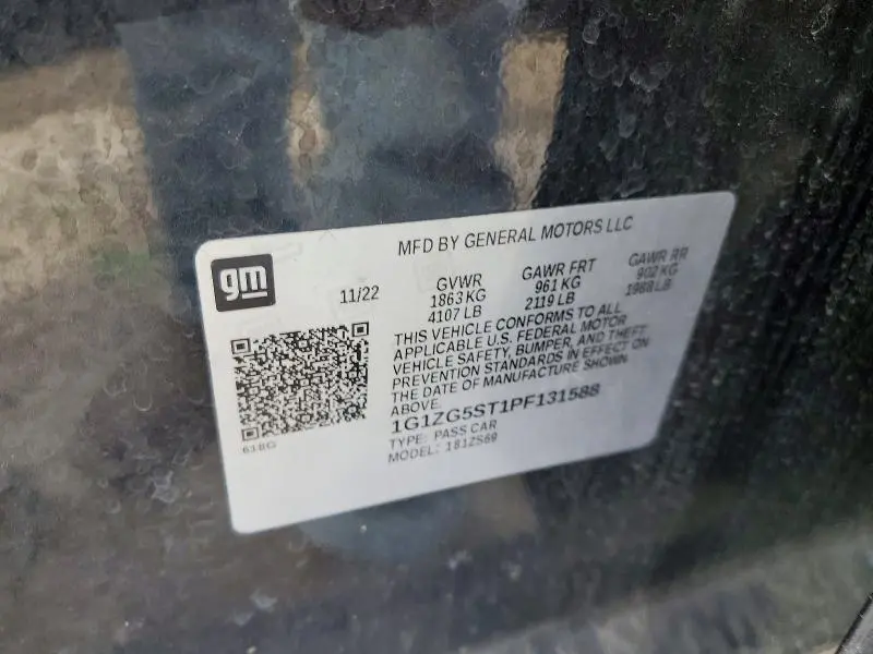 2023 CHEVROLET MALIBU RS  