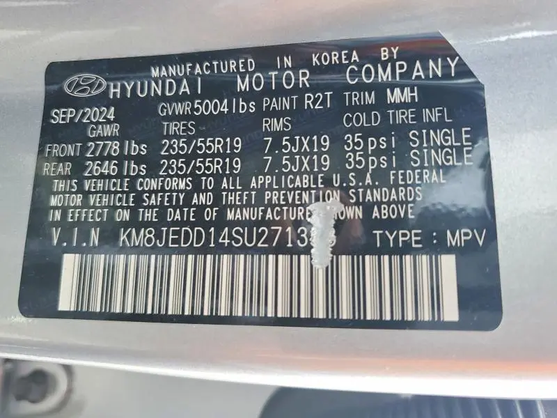 2025 HYUNDAI TUCSON LIMITED  