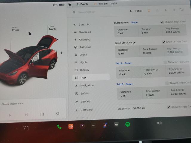 2021 TESLA MODEL Y 