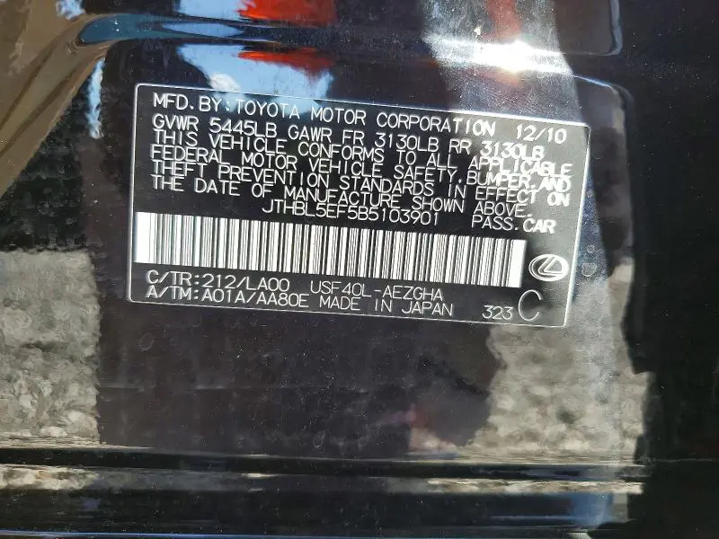 2011 LEXUS LS 460  