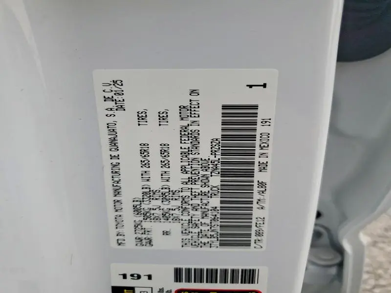 2025 TOYOTA TACOMA DOUBLE CAB  