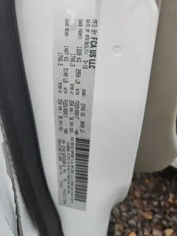 2016 CHRYSLER TOWN & COUNTRY TOURING  