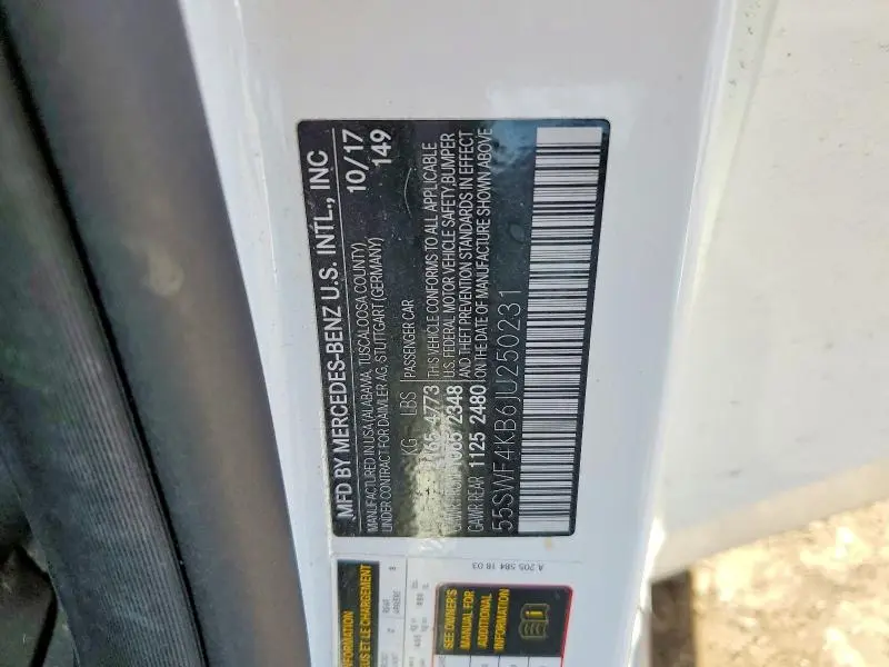 2018 MERCEDES-BENZ C 300 4MATIC  