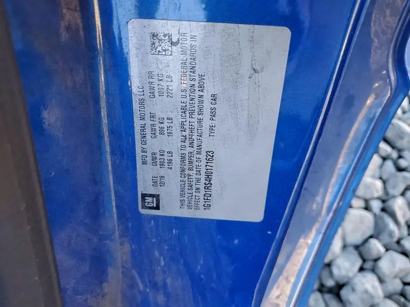 2017 CHEVROLET CAMARO LT  