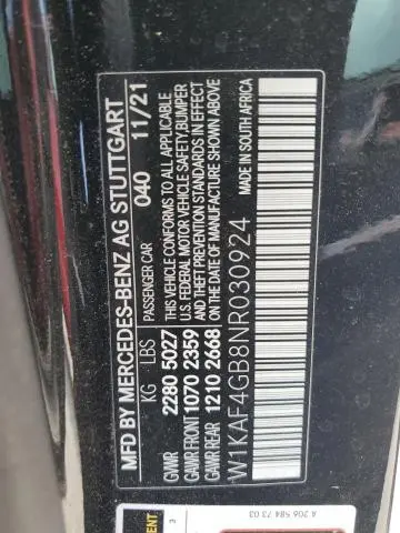 2022 MERCEDES-BENZ C 300  