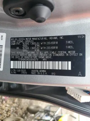 2025 TOYOTA HIGHLANDER HYBRID XLE  