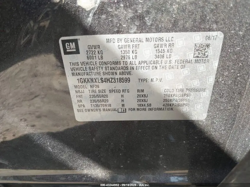 2017 GMC ACADIA DENALI