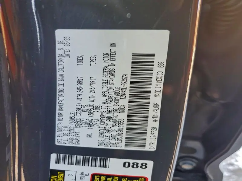 2025 TOYOTA TACOMA DOUBLE CAB  