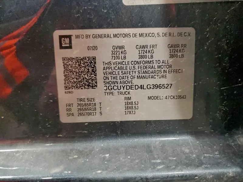 2020 CHEVROLET SILVERADO K1500 LT  