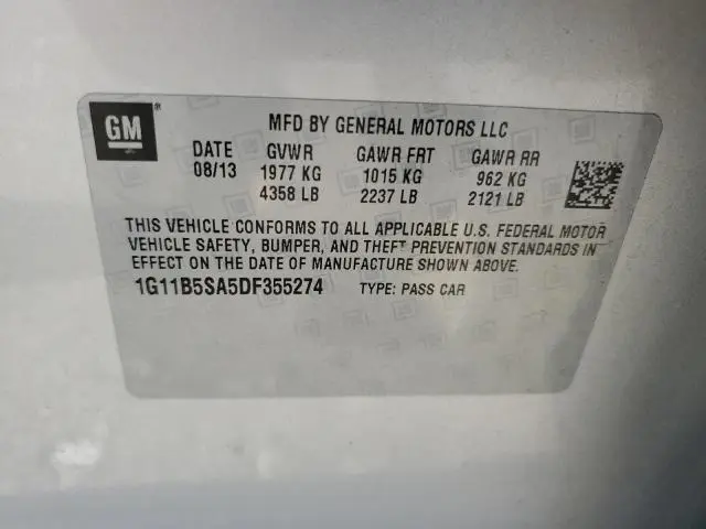 2013 CHEVROLET MALIBU LS  