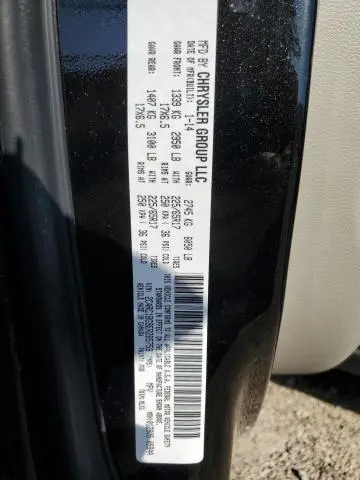 2014 CHRYSLER TOWN & COUNTRY TOURING  