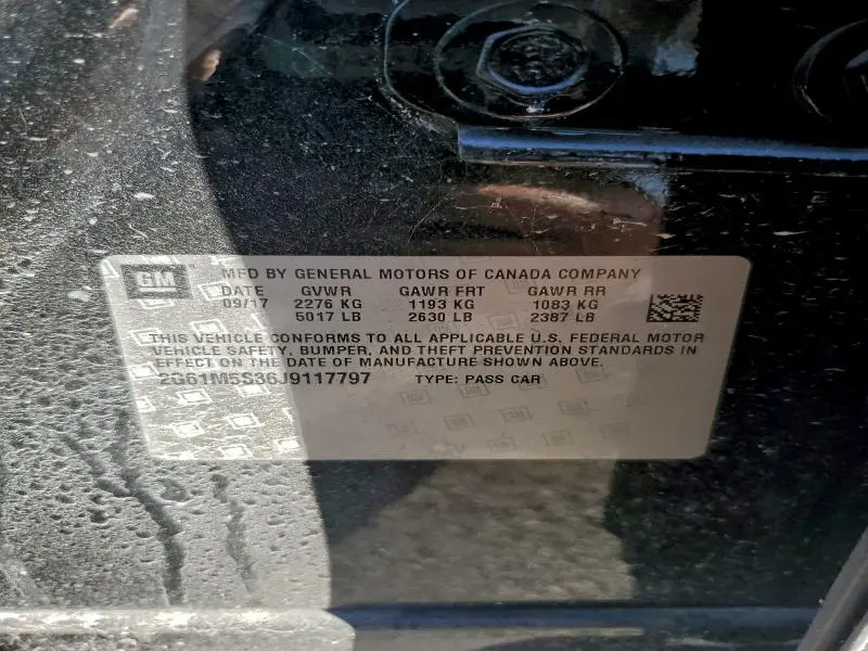 2018 CADILLAC XTS LUXURY  