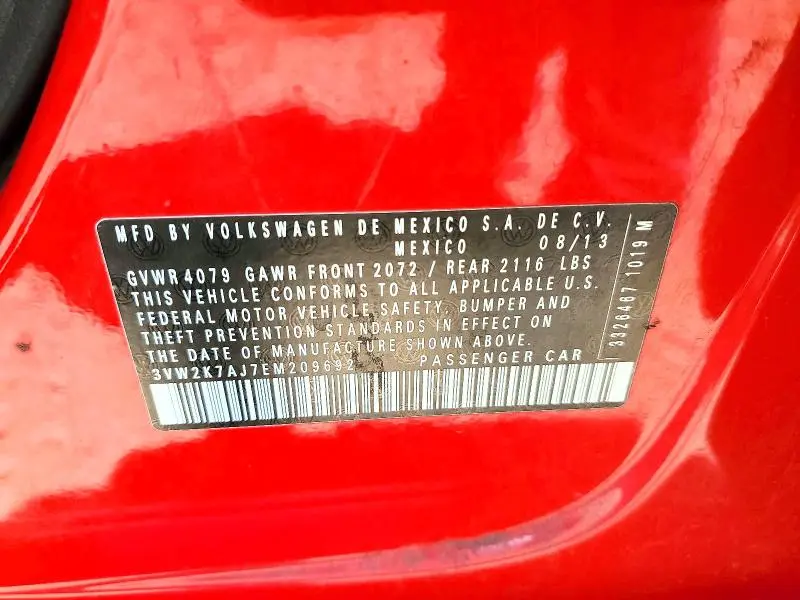 2014 VOLKSWAGEN JETTA BASE  