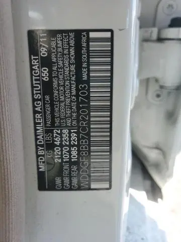 2012 MERCEDES-BENZ C 300 4MATIC  