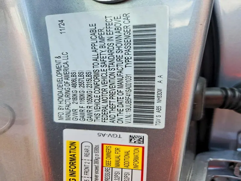 2025 ACURA TLX TECHNOLOGY  