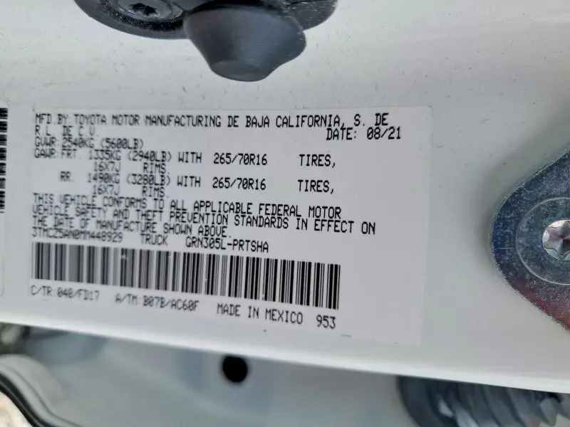 2021 TOYOTA TACOMA DOUBLE CAB  