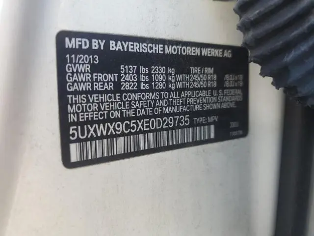 2014 BMW X3 XDRIVE28I  