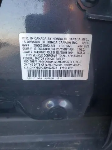 2013 ACURA MDX TECHNOLOGY  