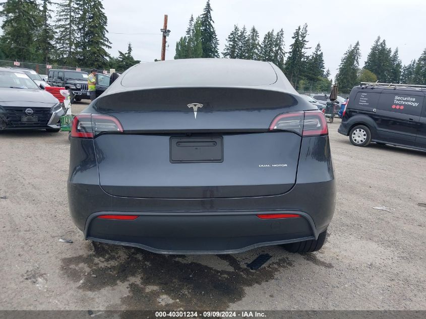 2024 TESLA MODEL Y LONG RANGE DUAL MOTOR ALL-WHEEL DRIVE