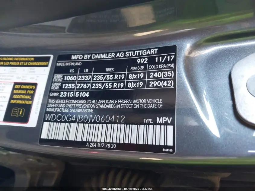 2018 MERCEDES-BENZ GLC 300  