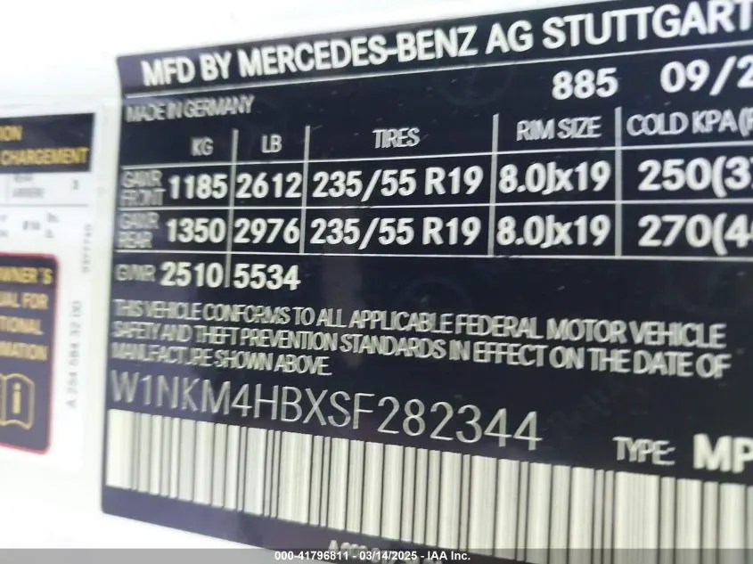 2025 MERCEDES-BENZ GLC 300 4MATIC SUV