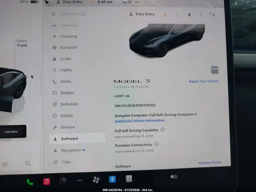 2025 TESLA MODEL 3 LONG RANGE REAR-WHEEL DRIVE/STANDARD REAR-WHEEL DRIVE