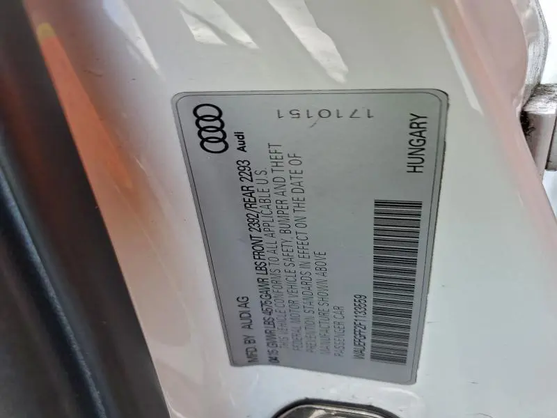 2015 AUDI A3 PREMIUM PLUS  