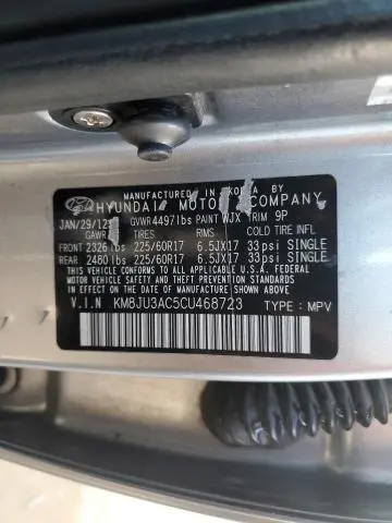 2012 HYUNDAI TUCSON GLS  