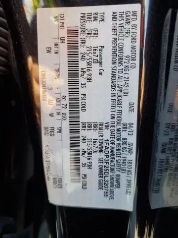 2013 FORD FOCUS SE