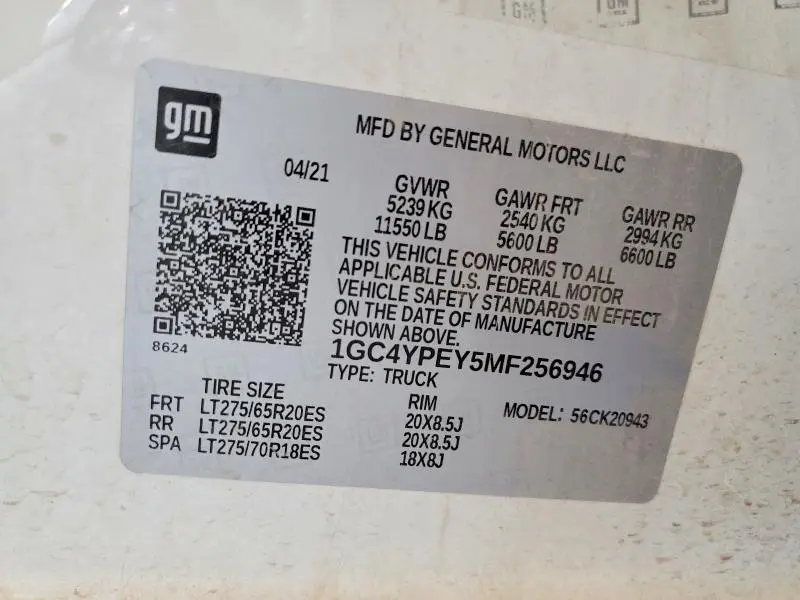 2021 CHEVROLET SILVERADO K2500 HEAVY DUTY LTZ  