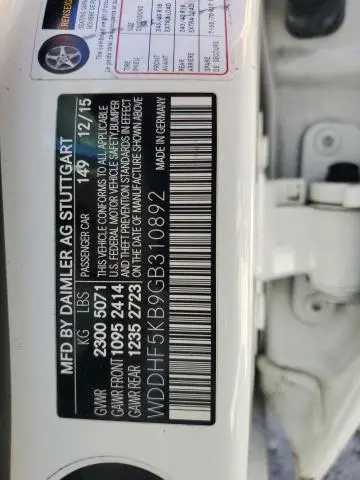 2016 MERCEDES-BENZ E 350  