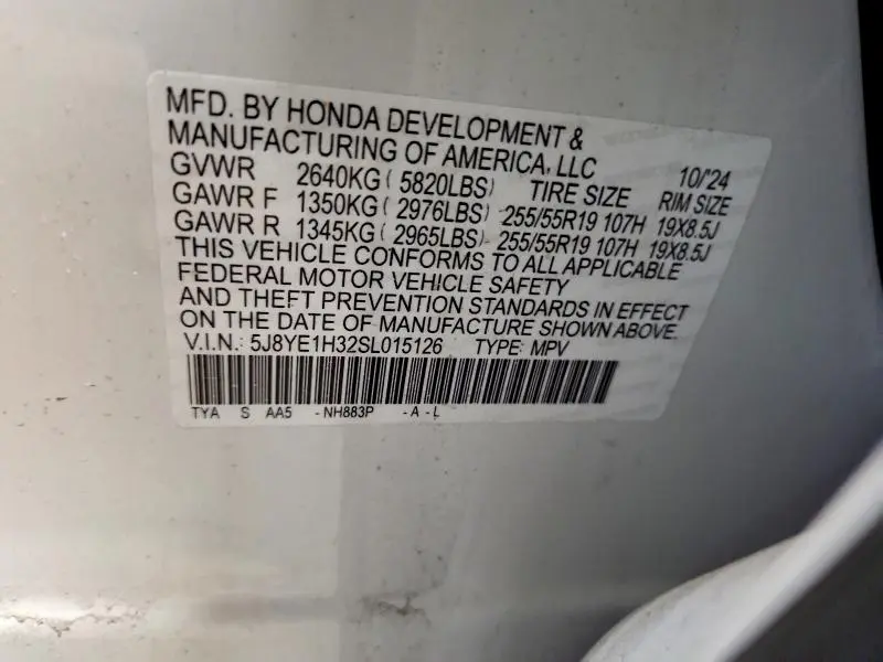 2025 ACURA MDX   
