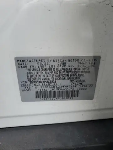 2023 NISSAN KICKS SR