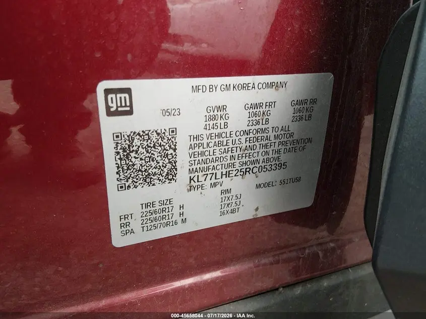 2024 CHEVROLET TRAX FWD LT