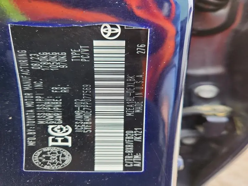 2023 TOYOTA COROLLA LE  