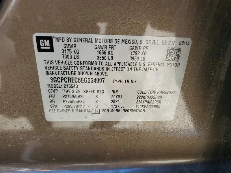 2014 CHEVROLET SILVERADO C1500 LT  