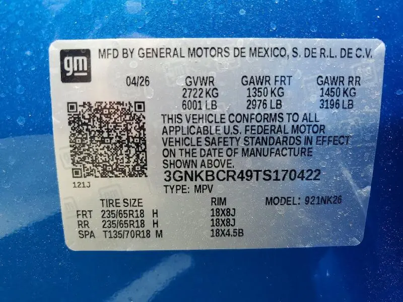 2026 CHEVROLET BLAZER 2LT  
