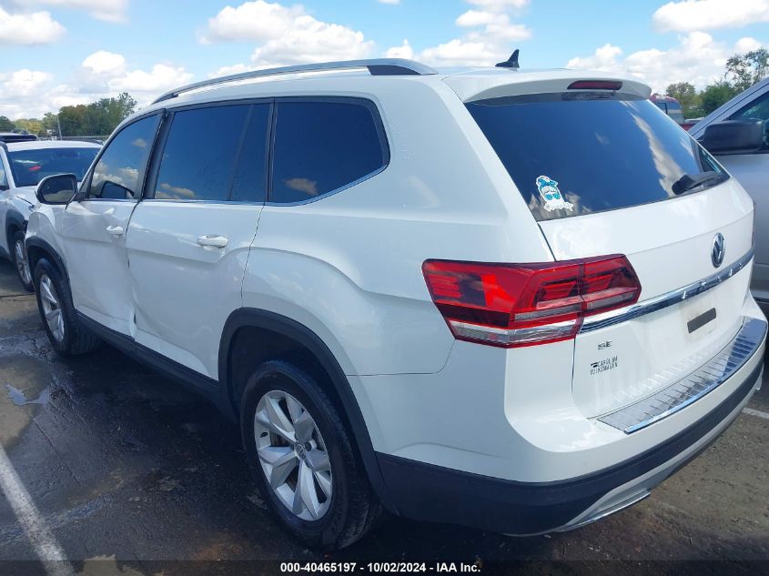 2018 VOLKSWAGEN ATLAS 2.0T SE