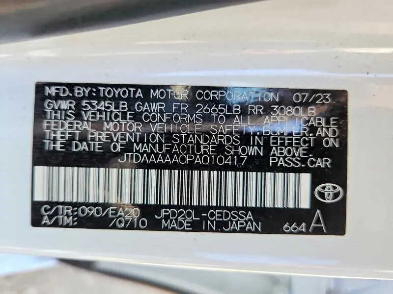2023 TOYOTA MIRAI XLE  