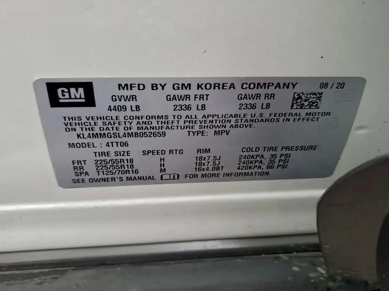 2021 BUICK ENCORE GX ESSENCE  