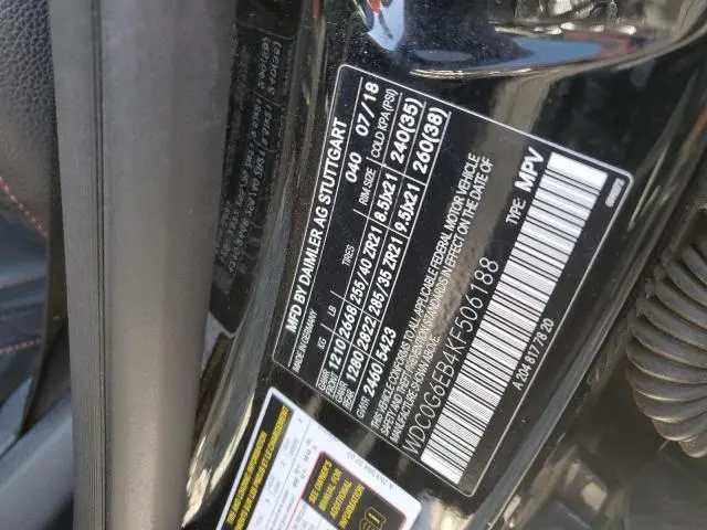 2019 MERCEDES-BENZ GLC 43 4MATIC AMG  