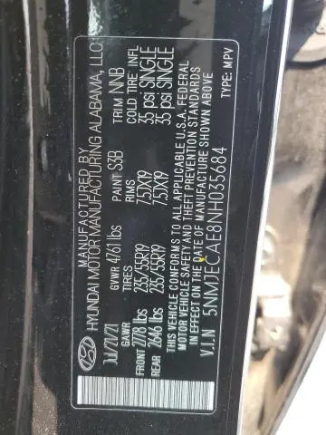 2022 HYUNDAI TUCSON LIMITED  