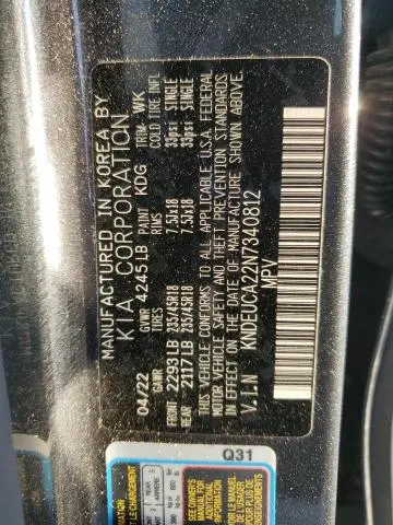 2022 KIA SELTOS NIGHTFALL  